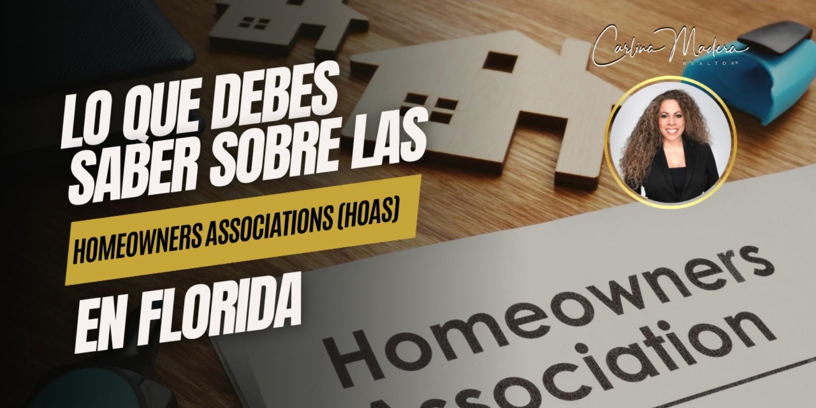 🏘️ Lo que debes saber sobre las Homeowners Associations (HOAs) en Florida